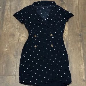 Women’s Medium Tall Abercrombie Navy Dress